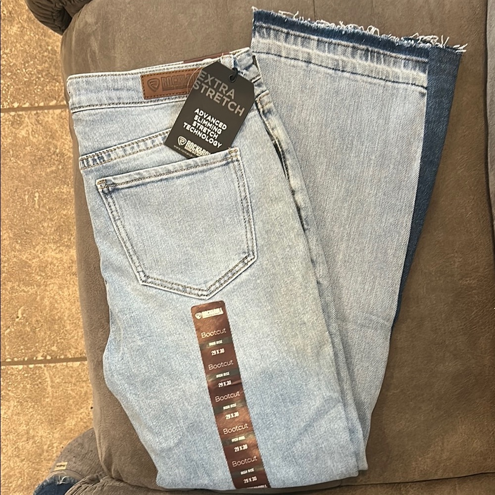 NWT - Two Toned Bootcut Women's Jeans by Rock&Roll Denim